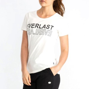 T-SHIRT DONNA STRETCH BIANCA EVERLAST EVERLAST - 2