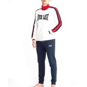 FULL ZIP CREAM/NAVY EVERLAST TRACKSUIT STRIPED EVERLAST - 2