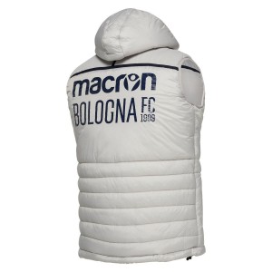 GILET SMANICATO BIANCO BOLOGNA MACRON - 2