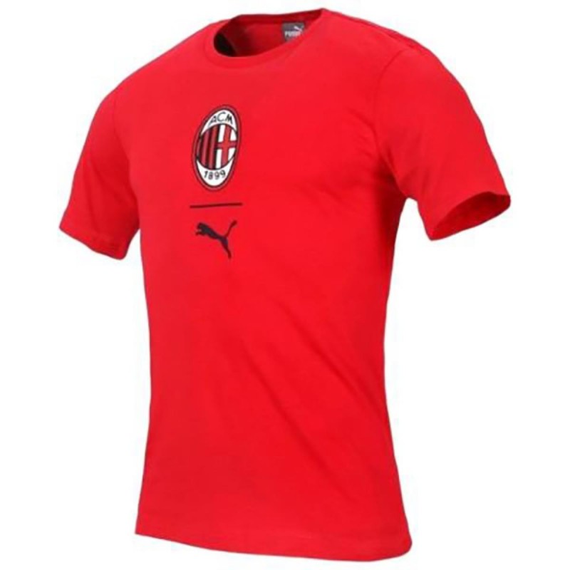 T-SHIRT GIROCOLLO BIANCA AC MILAN PUMA - 1