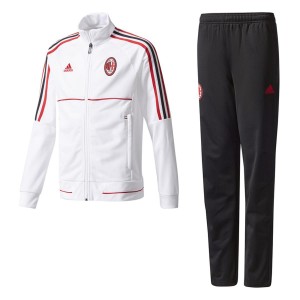 TUTA UFFICIALE AC MILAN BIANCA BAMBINO 2017/2018 ADIDAS - 1