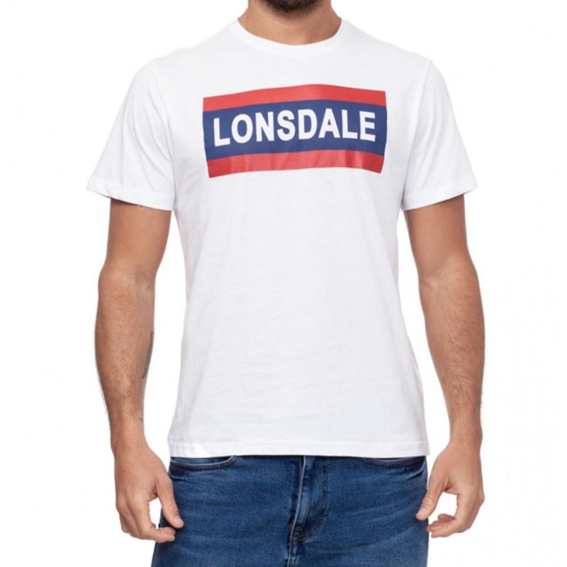 t-shirt sport bianca lonsdale LONSDALE - 1