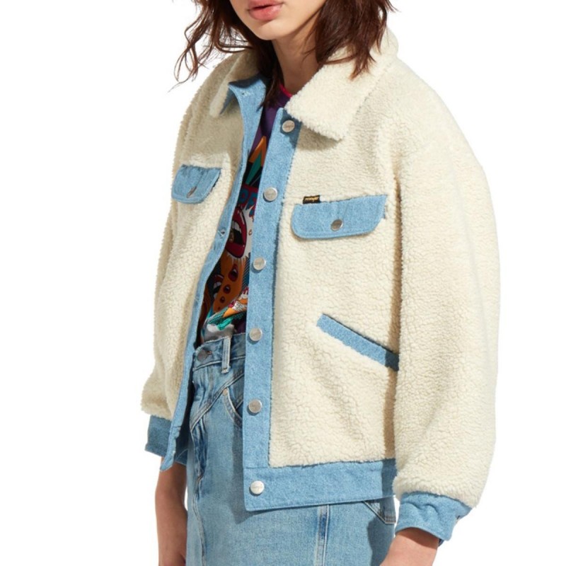 giacca donna bianca wrangler