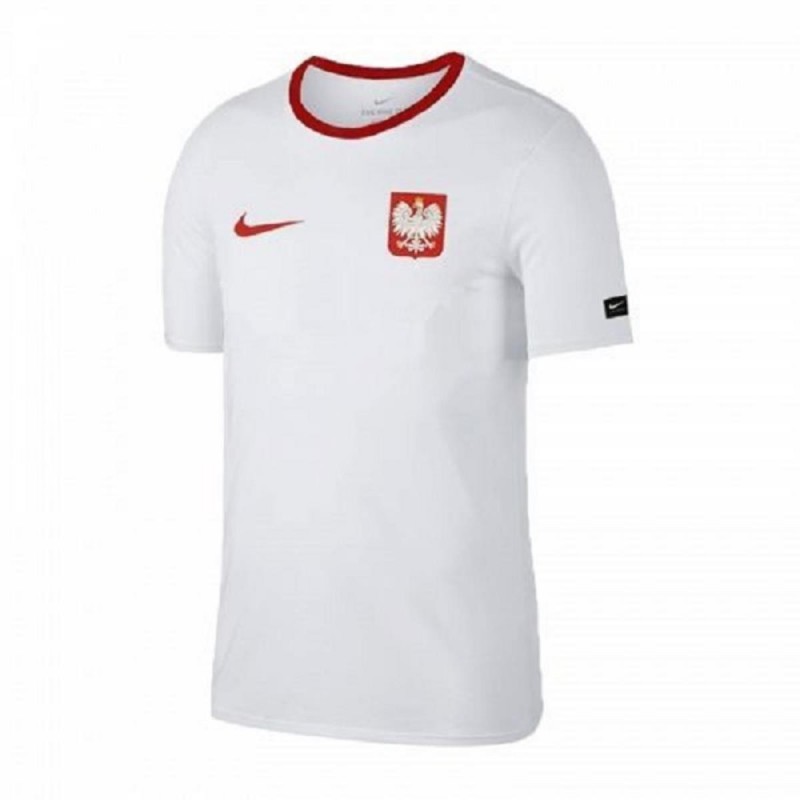 t-shirt crest bianca polonia 2018 NIKE - 1