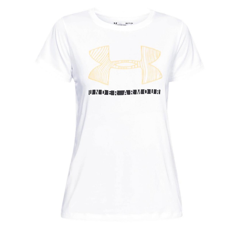 t shirt donna bianca graphic under armour