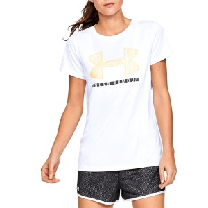 t-shirt donna bianca graphic under armour UNDER ARMOUR - 3