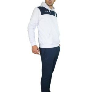 WHITE JOMA FLEECE HOODED SPORT TRACKSUITS JOMA - 3