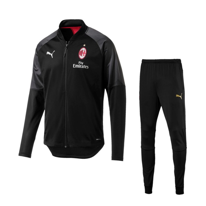 TUTA UFFICIALE NERA BAMBINO AC MILAN PUMA - 1