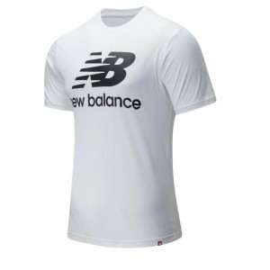 t-shirt bianca logo new balance NEW BALANCE - 1
