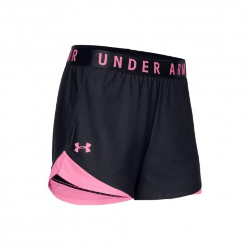 short donna under armour nero/rosa play up 3.0 UNDER ARMOUR - 1