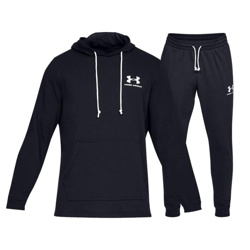 tuta felpata under armour nera sportstyle UNDER ARMOUR - 1