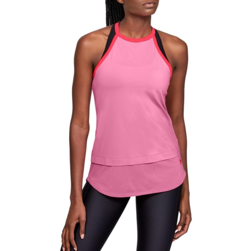 canotta sport donna under armour rosa UNDER ARMOUR - 1