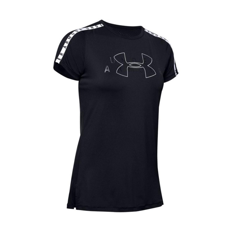t-shirt sport donna under armour nera UNDER ARMOUR - 1