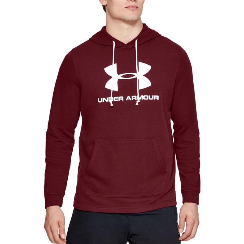 tuta felpata under armour rossa sportstyle UNDER ARMOUR - 1