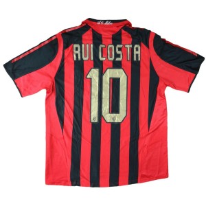 MAGLIA HOME AC MILAN RUI COSTA N.10 2005/2006 ADIDAS - 1