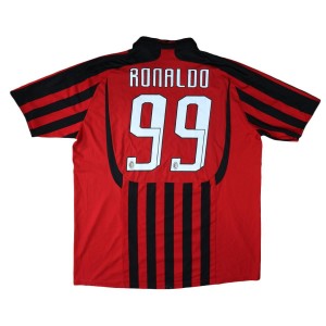 AC MILAN HOME JERSEY RONALDO N.99 2007/2008 ADIDAS - 1