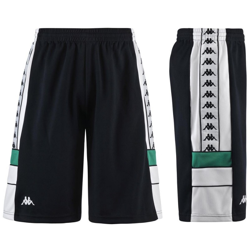 short nero/verde banda 222 kappa KAPPA - 1