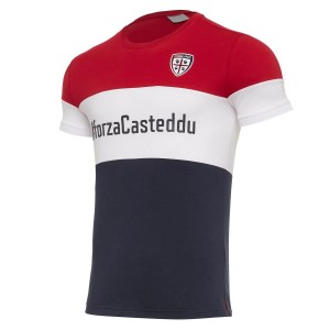 T-SHIRT CAGLIARI A STRISCE GDR 2019/2020 MACRON - 1