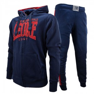 tuta leone 1947 boxing navy con cappuccio LEONE - 1
