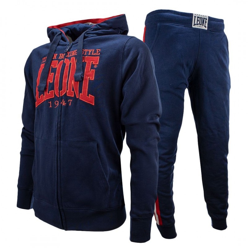 tuta leone 1947 boxing navy con cappuccio LEONE - 1