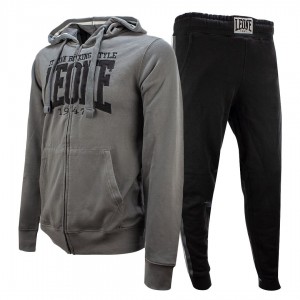 tuta leone 1947 boxing grigia con cappuccio LEONE - 1