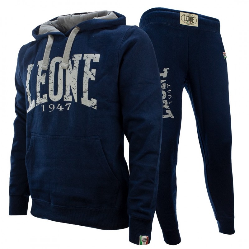 tuta leone 1947 vintage navy con cappuccio LEONE - 1