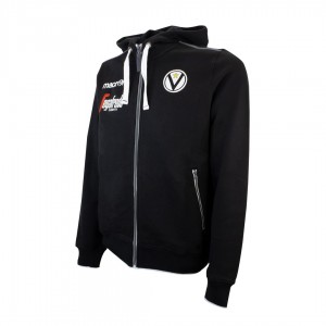 FELPA COTONE CON CAPPUCCIO E ZIP VIRTUS BOLOGNA 2019/2020 MACRON - 2
