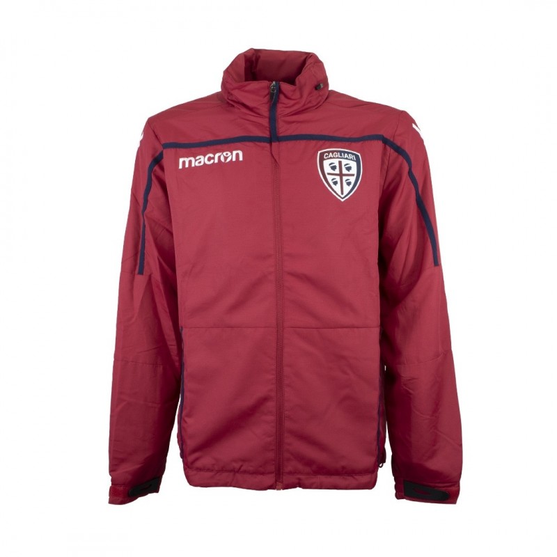 GIACCA TRAVEL STAFF ROSSA/NAVY CAGLIARI MACRON - 1