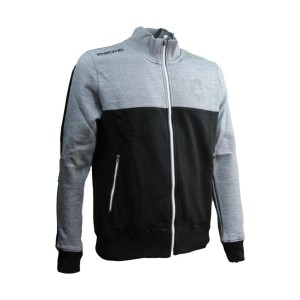 FELPA FULL ZIP GRIGIA REAL SOCIEDAD MACRON - 1