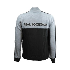 FELPA FULL ZIP GRIGIA REAL SOCIEDAD MACRON - 4