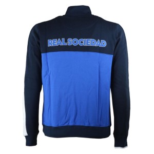FELPA FULL ZIP NAVY/ROYAL REAL SOCIEDAD MACRON - 3