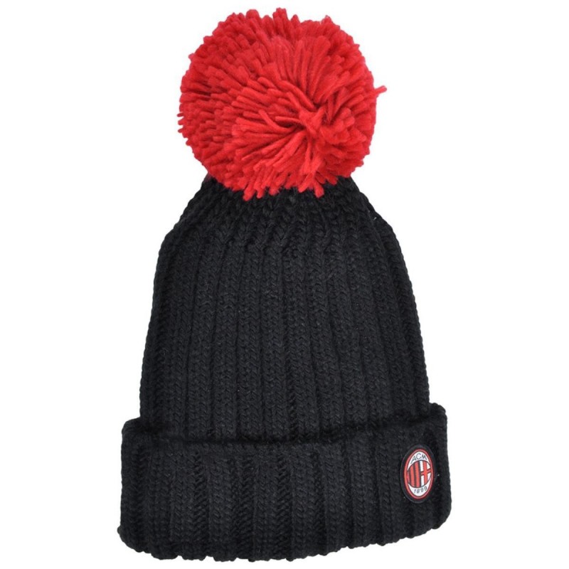 CAPPELLO PON PON ROSSO NERO AC MILAN ENZO CASTELLANO - 1
