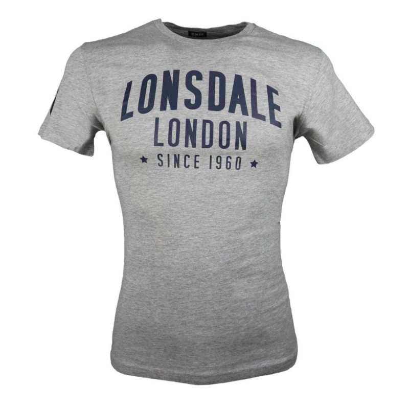 t-shirt 1960 grigia lonsdale LONSDALE - 1
