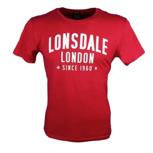 t-shirt 1960 rossa lonsdale LONSDALE - 1