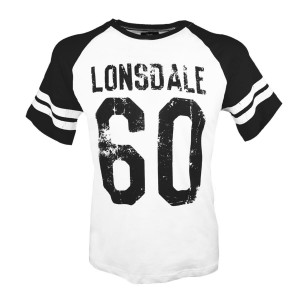 t-shirt bianco/nera lonsdale LONSDALE - 1