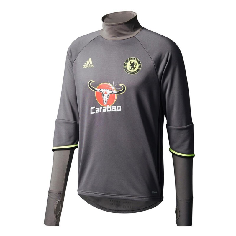 maglia allenamento grigia ml chelsea ADIDAS - 1