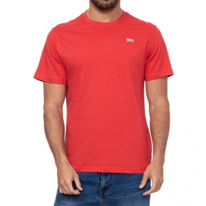 t-shirt logo rossa lonsdale LONSDALE - 1