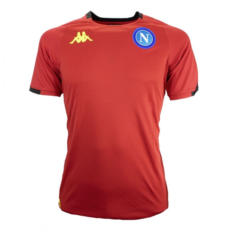 t-shirt napoli allenamento team rossa KAPPA - 1