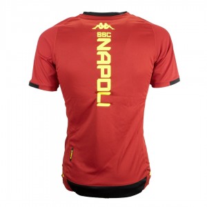 t-shirt napoli allenamento team rossa KAPPA - 2