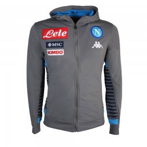 TUTA ACETATA CON CAPPUCCIO GRIGIA SSC NAPOLI 19/20 Kappa - 2