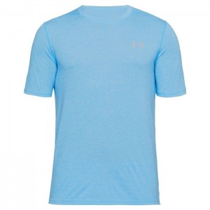 UNDER ARMOUR THREADBORNE LIGHT BLUE T-SHIRT UNDER ARMOUR - 1