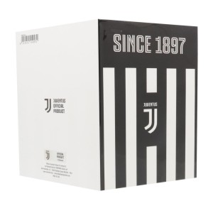 BIGLIETTO AUGURI JUVENTUS SINCE 1897 A RIGHE CON LOGO MIGLIARDI - 1