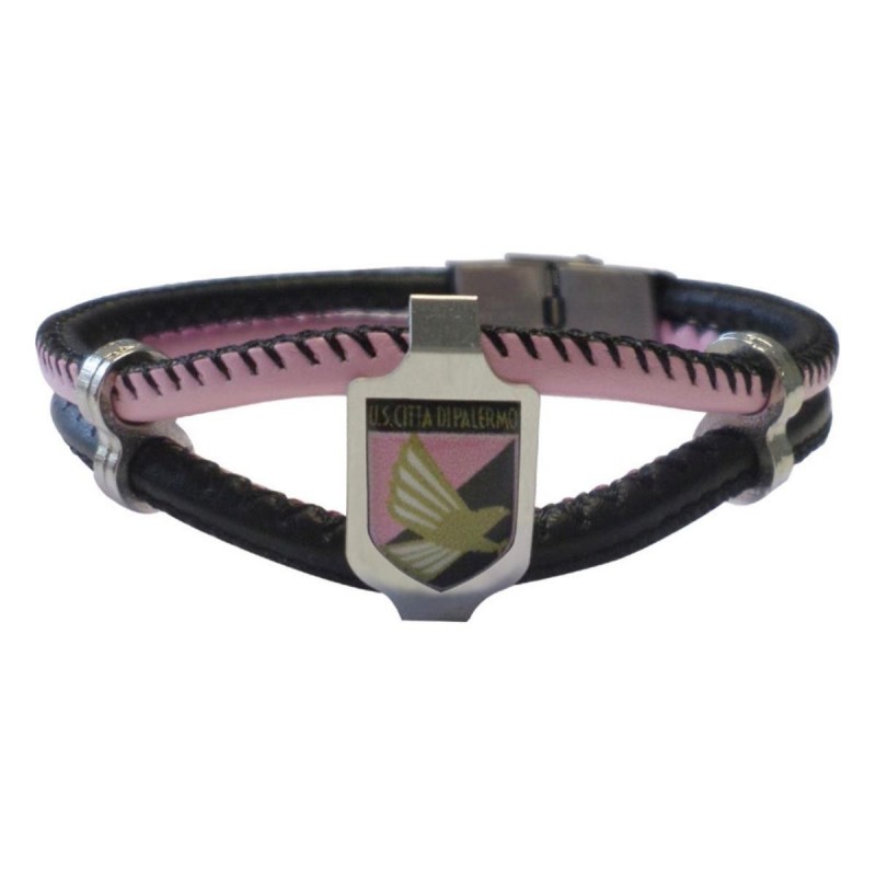 BRACCIALE DOPPIO LACCIO IN PELLE PALERMO ISITEC - 1