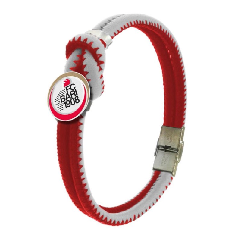 BRACCIALE IN PELLE CON NODO BARI ISITEC - 1