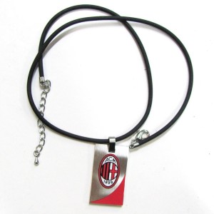 COLLANA CAUCCIU' E METALLO AC MILAN NEMESI - 1