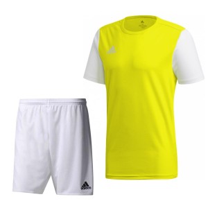 completo adidas t-shirt e pantaloncini estro gialla ADIDAS - 1