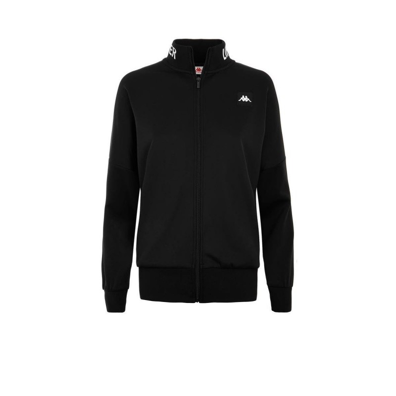 felpa donna nera full zip kappa KAPPA - 1