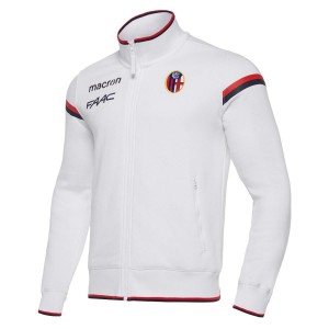 FELPA FULL ZIP BIANCA FC BOLOGNA MACRON - 1