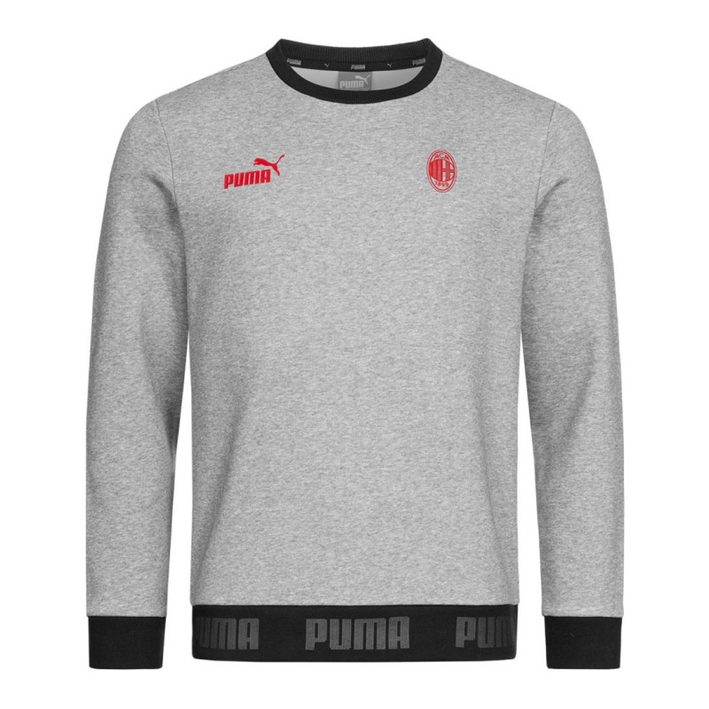 FELPA MILAN GRIGIA GIROCOLLO 2019/2020 PUMA - 1