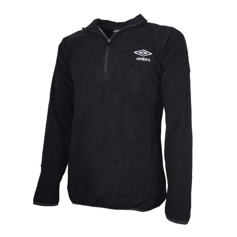 SWEATSHIRT HALF ZIP BLACK UMBRO UMBRO - 1